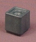 Playmobil Dark Gray Small Flower Pot With 1 Hole, Grey, 3159 3165 3