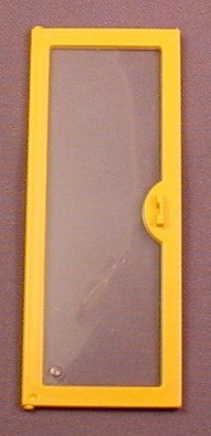 Playmobil Yellow Orange Patio Style Door Frame With Full Size Glass