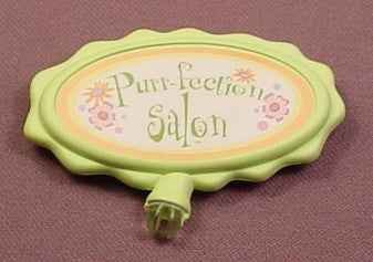 Littlest Pet Shop Replacement Sign For A Purr-Fection Salon Playset