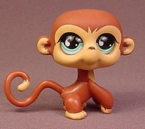 Littlest Pet Shop #655 Brown & Tan Monkey