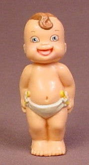 Magic Diaper Babies Baby With Big Smile, Brown Hair, Hands On Hips