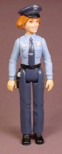 Playskool Dollhouse Police Woman Figure, 6 Inches Tall