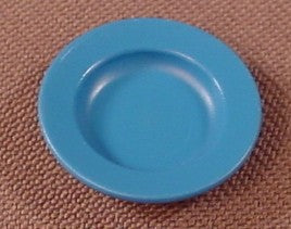 Playmobil Blue Round Plate Or Dish, 7/8 Inch Across, 3249X 3279X 3945 5004, 30 02 9430