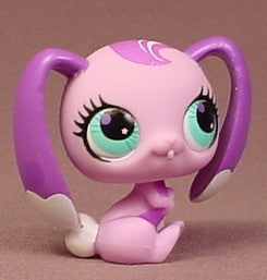 Littlest Pet Shop #2736 Purple Bunny Rabbit