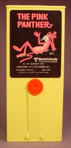 Fisher Price Vintage Movie Viewer Cartridge #471 The Pink Panther