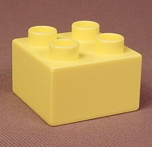 Lego Duplo 3437 Bright Light Yellow 2X2 Brick