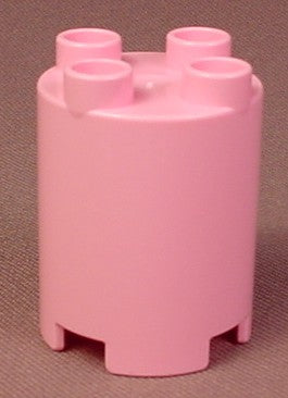 Lego Duplo 98225 Bright Pink 2X2X2 Round Cylinder With 4 Studs