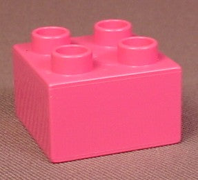 Lego Duplo 3437 Dark Pink 2X2 Brick