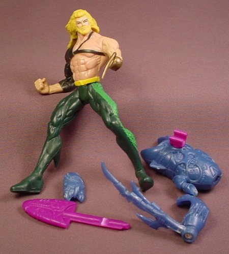 Aquaman Total Justice Action Figure Complete With Hydro Spear