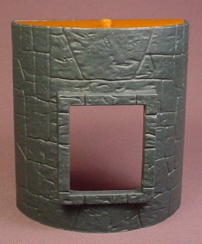 Fisher Price Imaginext Dark Blue Stone Semi Circle Castle Wall