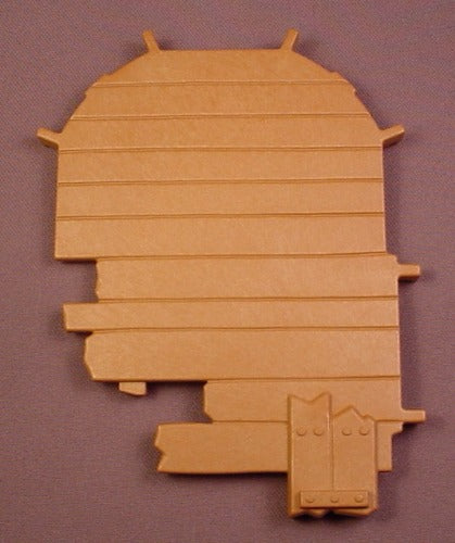 Playmobil Castle Wood Floor Round End Straight Sides Ruined 3839 30