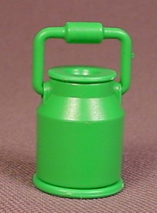Playmobil Small Green Milk Can Folding Handle Removable Lid
