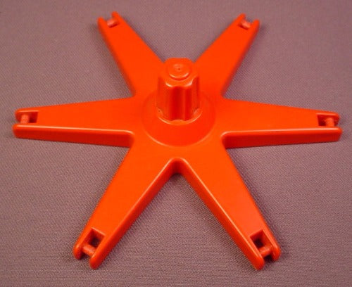 Playmobil Orange Swing Set Merry-Go-Round Frame Top Part With 6 Arm