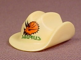 Playmobil Cream Bush Hat With Turned Up Side And "Saurus" Sticker