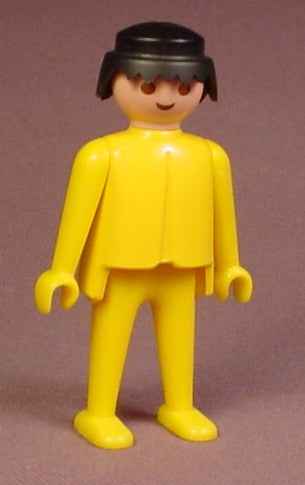 Playmobil Male Figure, Classic Style, Yellow Clothes & Hands