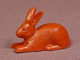 Playmobil Reddish Brown Rabbit Bunny In A Crouching Pose