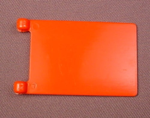 Playmobil Red Rectangular Flag With Clips, 2 1/4 Inches Long