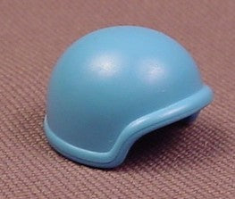 Playmobil Light Blue Child Size Smooth Round Motorcycle Helmet