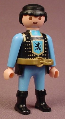 Playmobil Adult Male Prince Figure In Light Blue Clothes