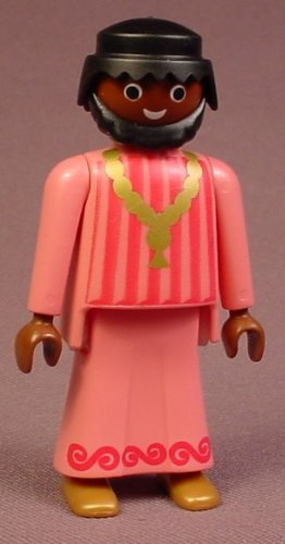 Playmobil Adult Male Balthazar King In Pink Robes