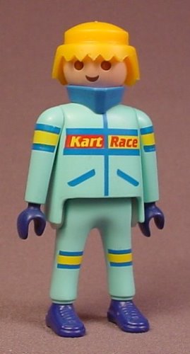 Playmobil Adult Male Go-Kart Racer Or Driver Figure