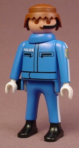 Playmobil Adult Male Motorcycle Police Officer Figure