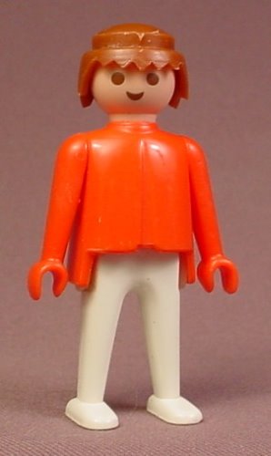 Playmobil Adult Male Classic Style Figure In A Red Shirt