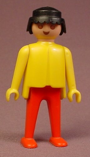 Playmobil Adult Male Classic Style Figure In A Yellow Shirt