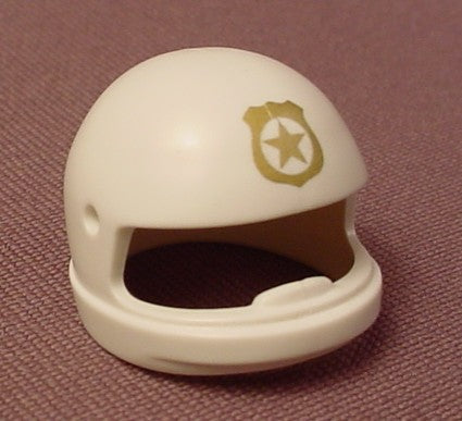 Playmobil White Adult Size Motorcycle Helmet