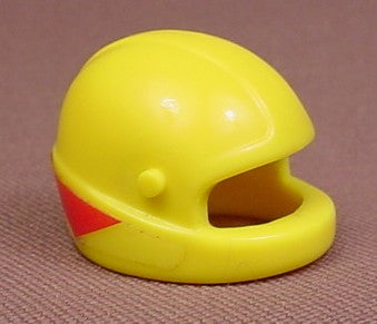 Playmobil Yellow Adult Size Racing Or Motorcycle Helmet