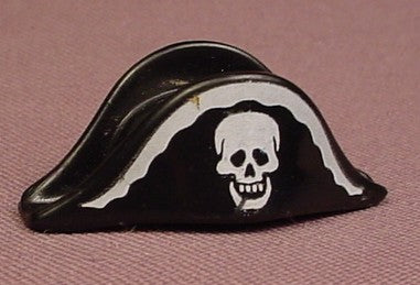 Playmobil Black Bicorne Pirate Hat With A White Skull