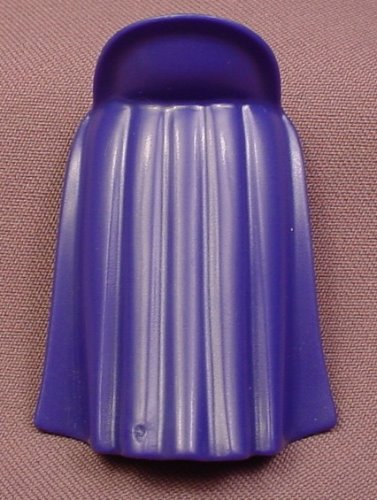 Playmobil Dark Blue Full Length Cloak Or Cape With A Large Collar
