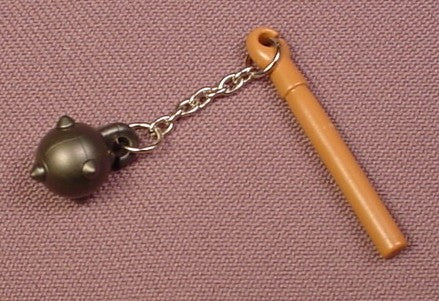 Playmobil Light Brown Flail Weapon With The Chain & Mace Ball