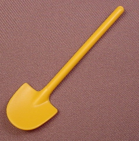 Playmobil Yellow Or Orange Fan Spade Shovel With A Rounded Blade