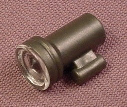 Playmobil Dark Gray Flashlight With Clear Lens & Handgrip