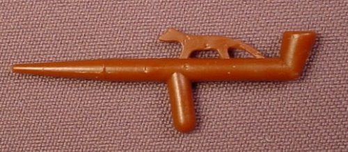 Playmobil Dark Brown Native American Indian Peace Pipe With A Fox