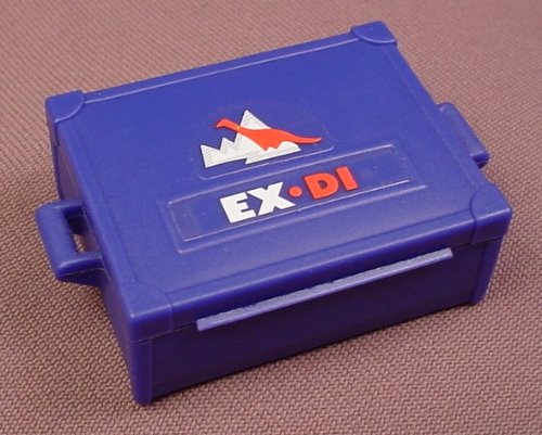 Playmobil Dark Blue Strongbox Or Storage Box That Opens
