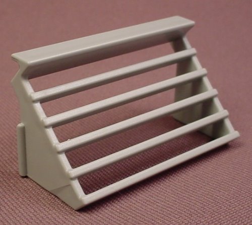 Playmobil Gray Slanted Wall Unit Rack