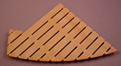 Playmobil Light Brown Wood Deck With Triangular Shape