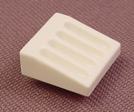 Playmobil White Square Sloped Clip To Cover A System X Hole