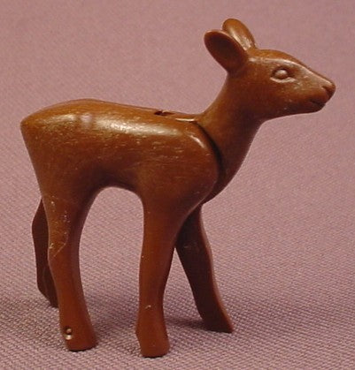 Playmobil Dark Brown Baby Deer Fawn Animal Figure