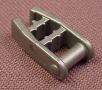 Playmobil Silver Gray Connector With A Rod & Clip