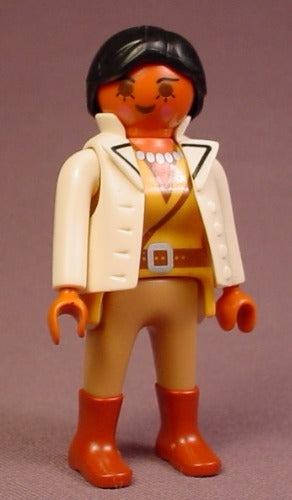 Playmobil Adult Female Figure Adventurer Figure With Dark Skin