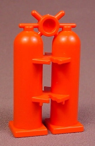 Playmobil Red Double Oxygen Gas Tanks Or A Double Fire Extinguisher