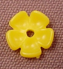 Playmobil Light Yellow Flower Blossom With 5 Curved Petals