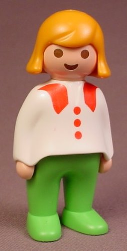Playmobil 123 Adult Female Figure In A White Sweater