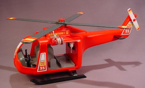 Playmobil 4428 Red Fire Rescue Helicopter