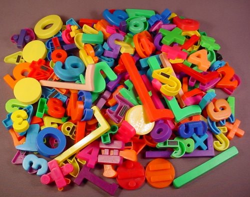 Lot Of 210 Magnetic Numbers & Math Symbols