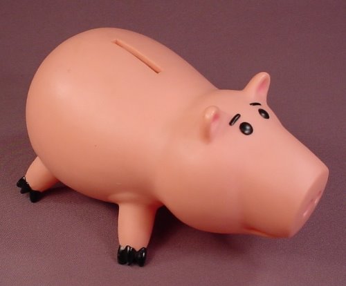 Disney Toy Story Hamm Piggy Bank With A Removable Stopper