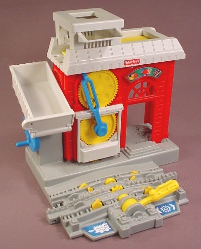 Fisher Price Geotrax Factory Building With A Track Base